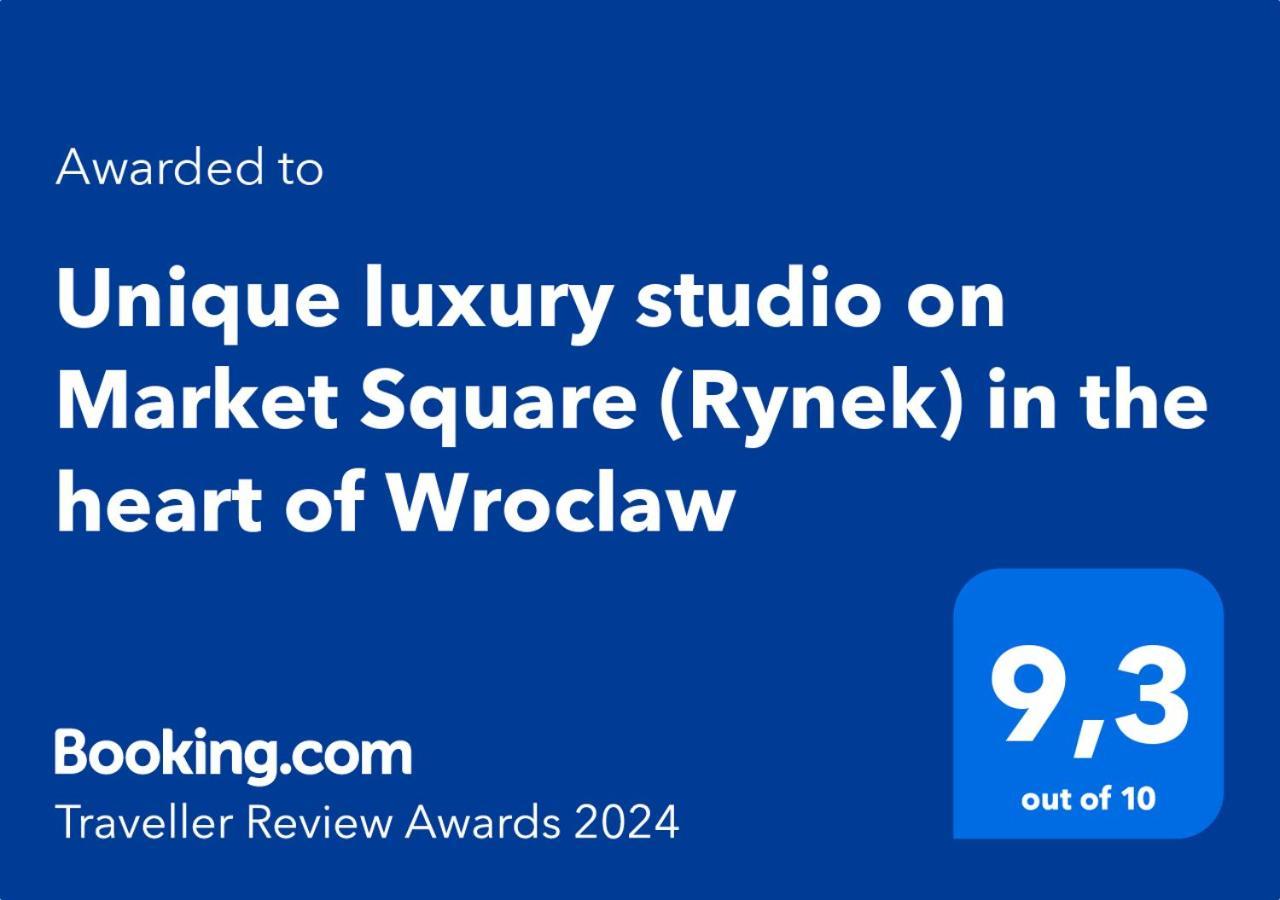 ヴロツワフUnique Luxury Studio On Market Squareアパートメント エクステリア 写真